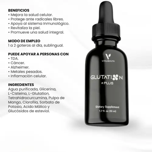 Glutation PLUS VitalHealth El Antioxidante Maestro's photo #2